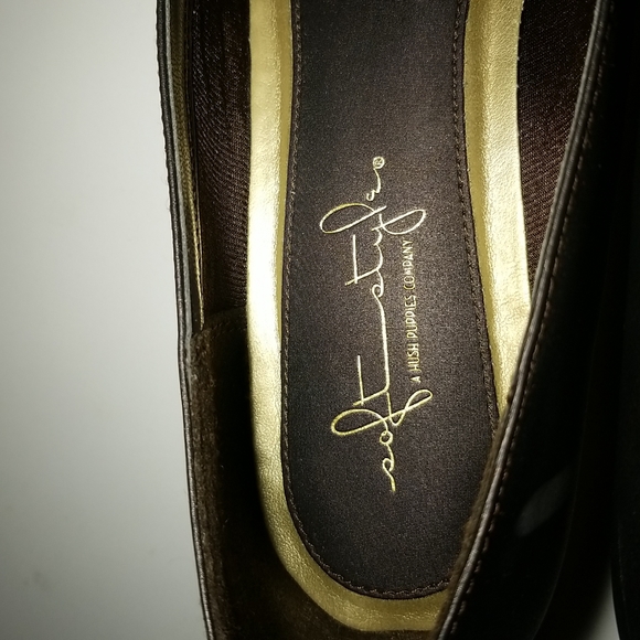 Soft Style brown vinyl block heels, women's size 7.5 - Picture 11 of 15